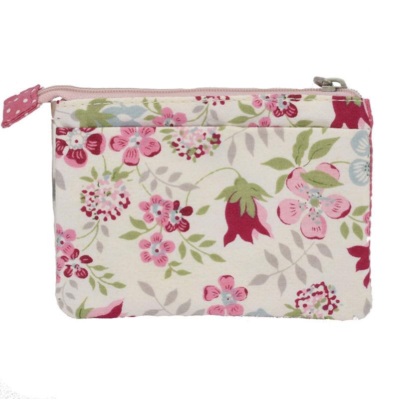 Mini Patchwork Kosmetiktasche Blumen rose